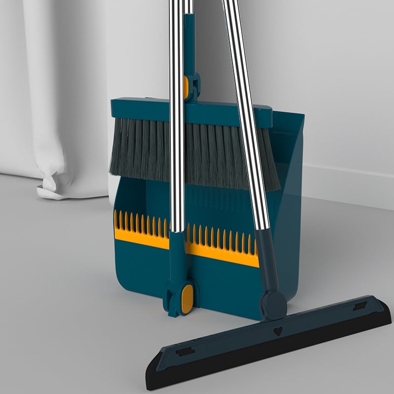 Attachable Broom with dustpan cleaning product